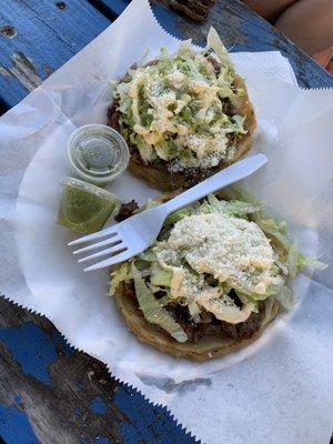 sopes de asada