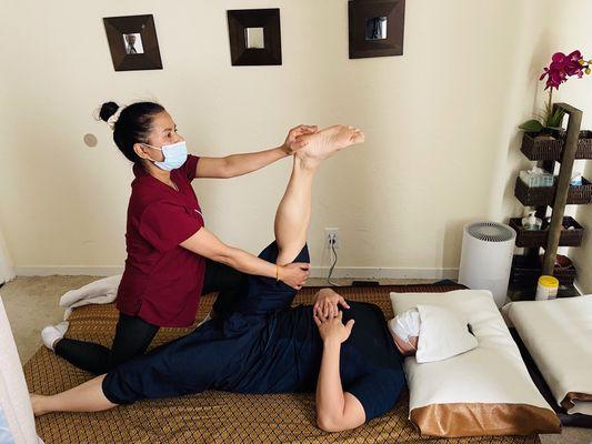 Thai Massage Stretching techniques