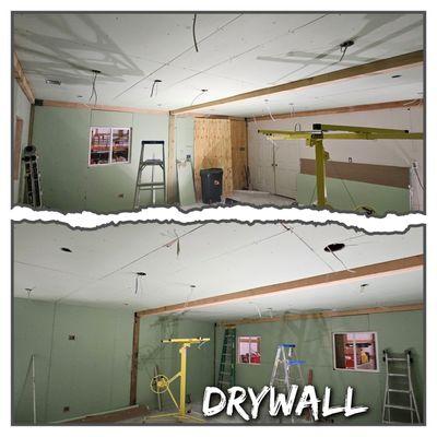 Drywall hanging and finishing give us a call for a free consultation