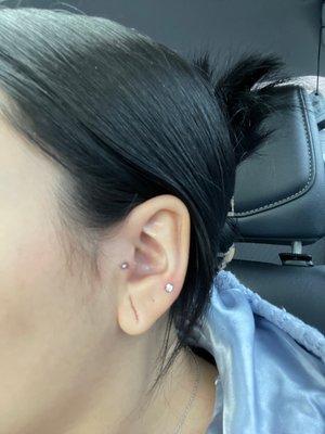 New tragues jewelry and 3rd lobe piercings