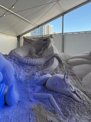 A for Alligator & Ant, Sugar Sand Festival 2022, Clearwater Beach