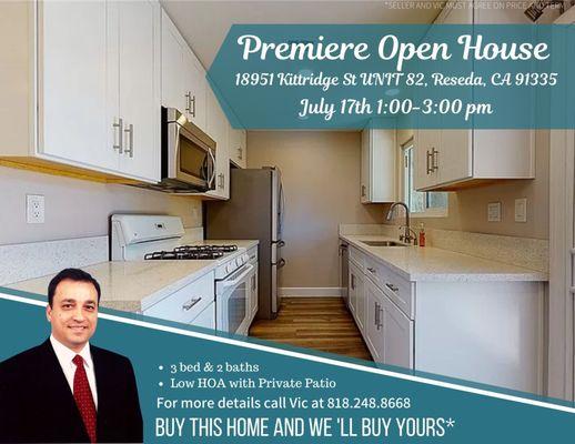 OPEN HOUSE ON July 17th!