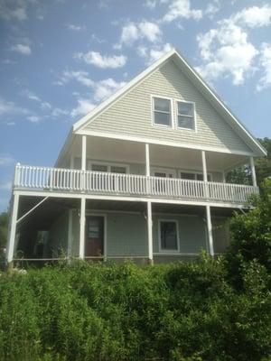 Cottage refinish.  Long Island, ME