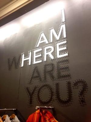 I am here, where are you?