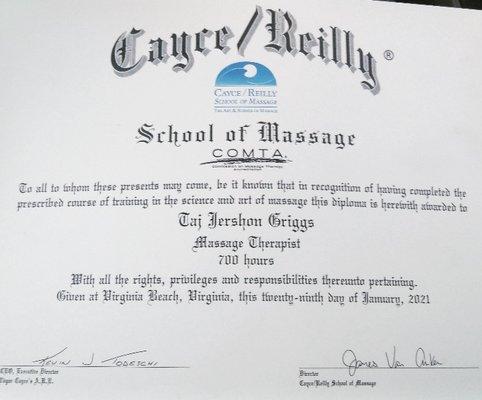 Cayce/Reilly Graduate