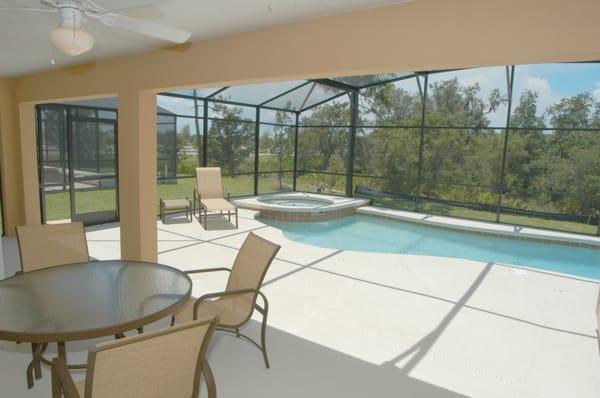 Contempo Vacation Home- Pool & Pool Deck with Seating Area