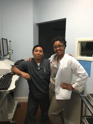 Our amazing xray technicians Traci and Rick