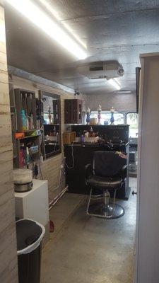 This is the inside of my Mobile salon