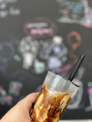 Monster boba latte