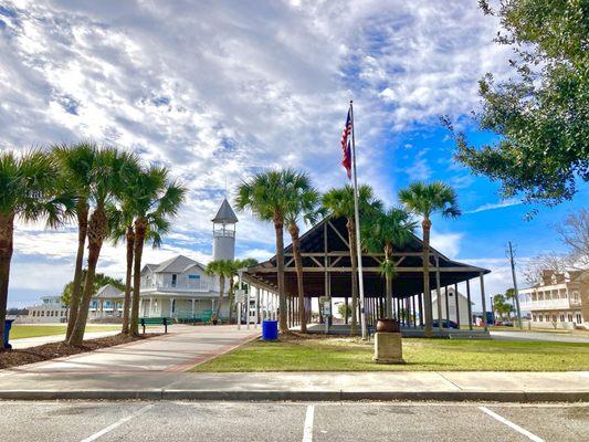 Mary Ross Waterfront Park is the location of the Brunswick Stew Monument