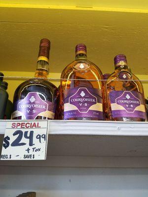 Courvoisier 750ML 
24.99 + Tax