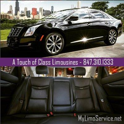 We provide "A Touch of Class" to our guest in cadillac Sedan. Enjoy a relaxing ride to the airport.  http://www.mylimoservice.net/3-pax/