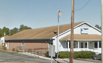 Holly Ridge Post Office with ramp entrance