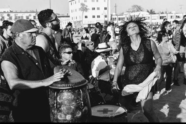 The Venice Beach Drum Circle