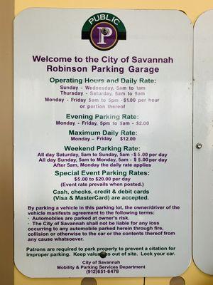 Parking Rates