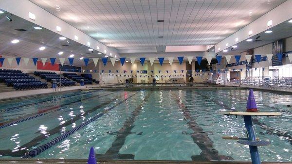 Clean indoor pool