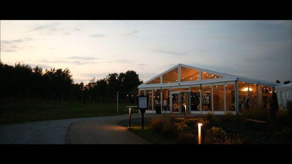 tabor hill winery, estate tent