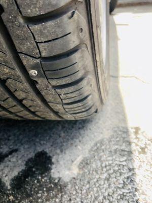 Nail in tire, not located on sidewall..