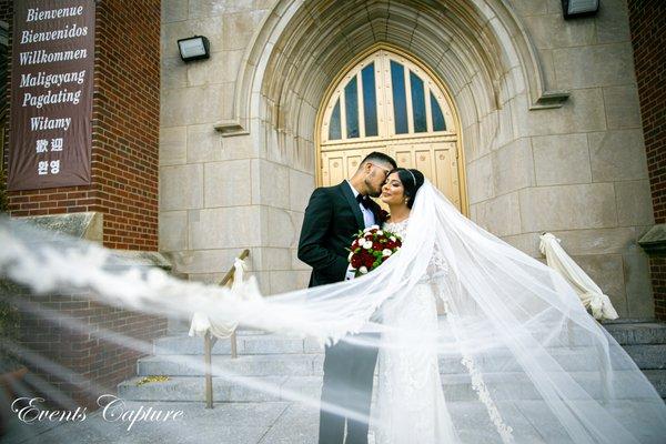 church wedding ceremony, bride and the groom, #eventscapture