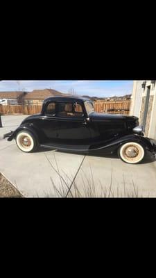 This 1933 Ford Coupe was fully restored at Al's Rod and Custom.