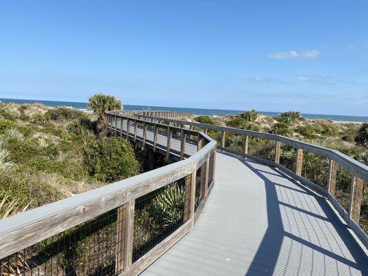 Dunes walkway to the beach.