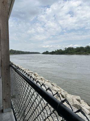 View of the Missouri River.