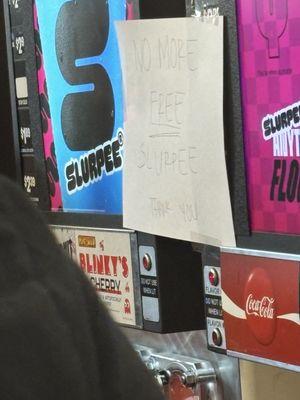 No more free Slurpee's 07/11/2024 at 5:00pm