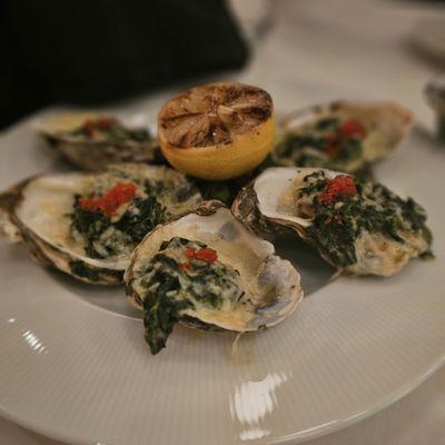 Oysters Rockefeller