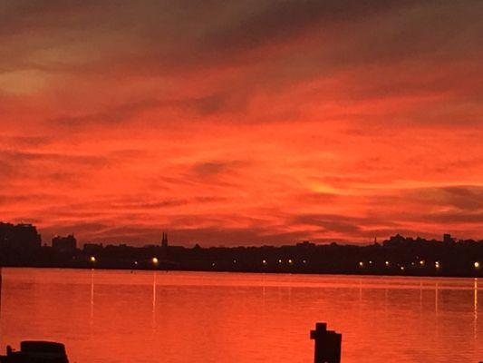 Beautiful skyline sunset at the campground!