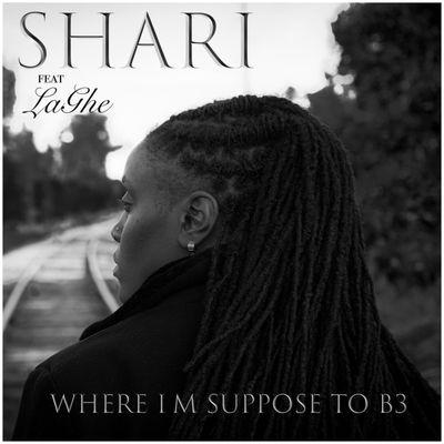 Professional photo and album cover for #ShariDaGoddess for her single "Where I'm Suppose To B3" by: LaGhe Music Entertainment