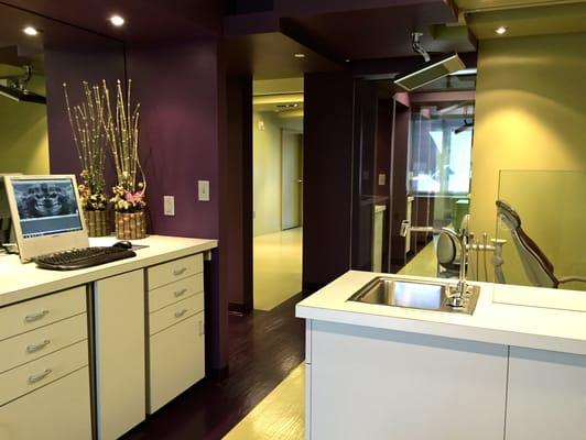 Beautifully appointed modern treatment rooms with state-of-the-art dental equipment