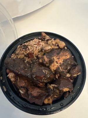 Brown Stew Chicken Lunch Special