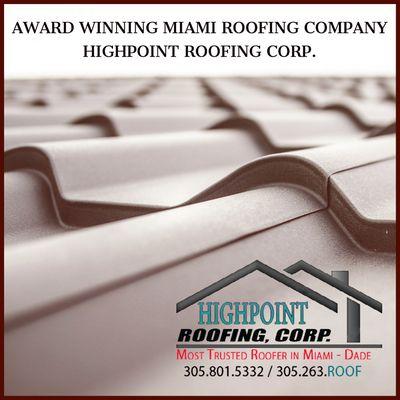 Highpoint Roofing Corp MIAMI ROOFING COMPANY