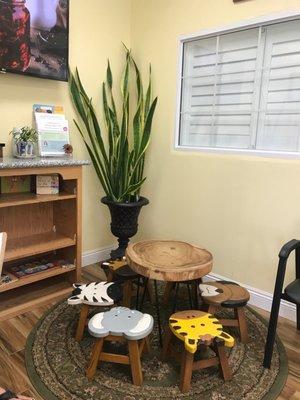 Cute waiting area for children