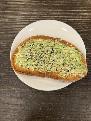 Avocado toast- 1/2 order