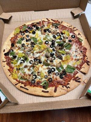 Cardboard pizza