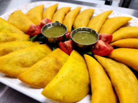 Are you looking for Appetizers as well?
Try our Empanadas Beef ,Chicken or Jalapeno-Cheese. Gluten Free.