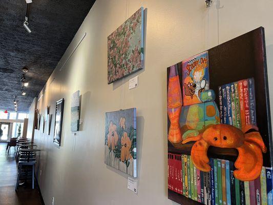 Local art support and for sale