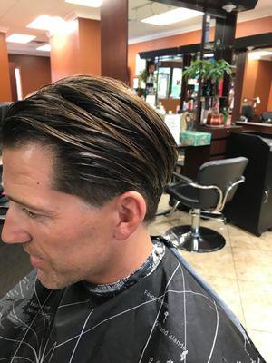 Men's haircut in Laguna Hills California, by MarjanGanji. Call me for appointment .