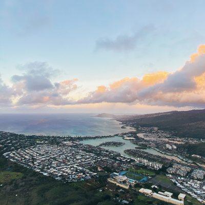 Top of Koko Head at Sunrise