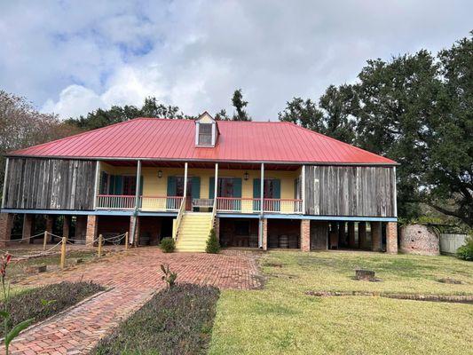 Back of the plantation house