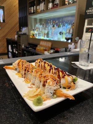 Samurai Roll (left) and East Coast Roll (right)