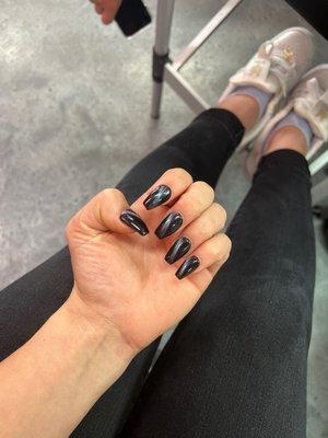 Cat Eye Acrylic Nails