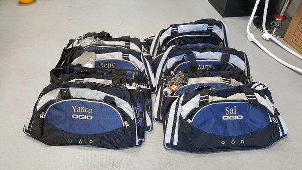 Customize bags we provided