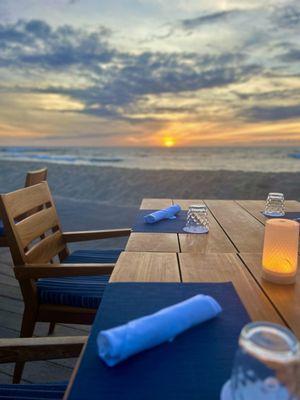 Seating area with ocean view