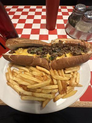 The ultimate 12" Philly Cheesesteak Sub Deluxe Bread was toasted perfectly and soft at the same time. From Jersey to Maryland