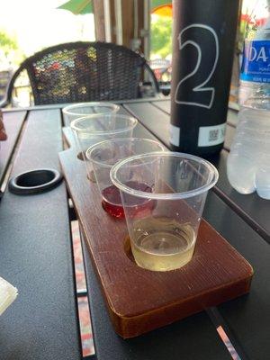 Cider flight