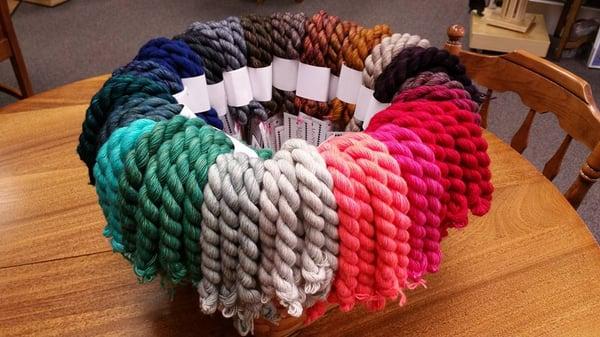 Madeline Tosh Unicorn Tails- Such beautiful yarn to enhance your projects.