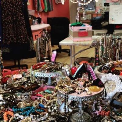 Our famous jewelry table!