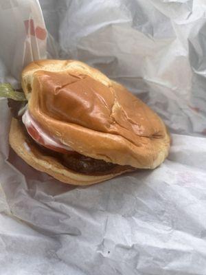 All American Cheeseburger (no cheese as requested)